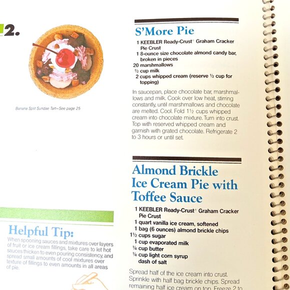 Keebler Classic American Pie Cookbook – 1984 Spiral Bound Ready Crust - Picture 10 of 13